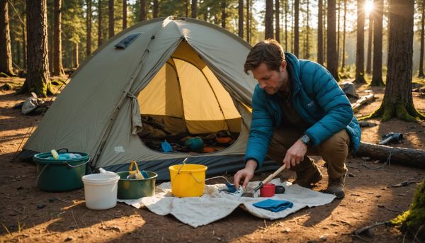 Comment nettoyer sa toile de tente avant de la ranger